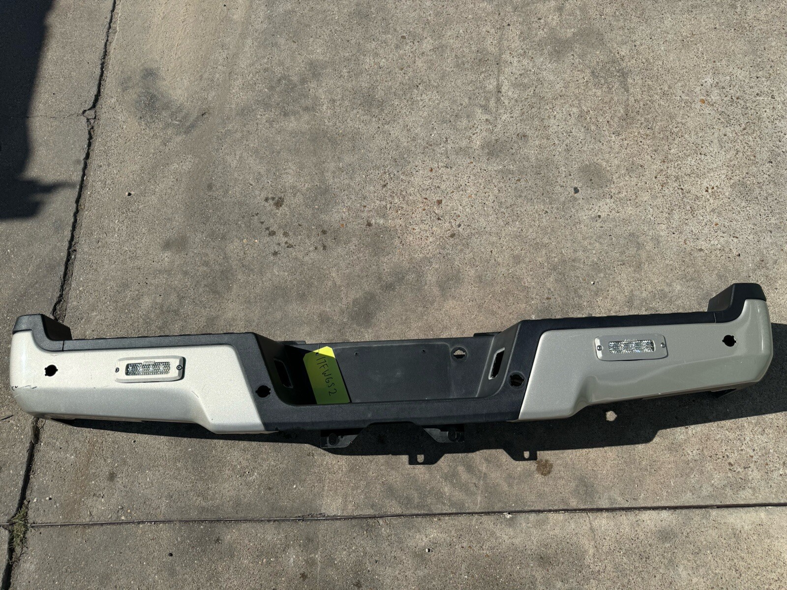 2017-2022 Ford F250 F350 Factory Rear Bumper White Gold RIGID light & Sensor OEM - Image 2