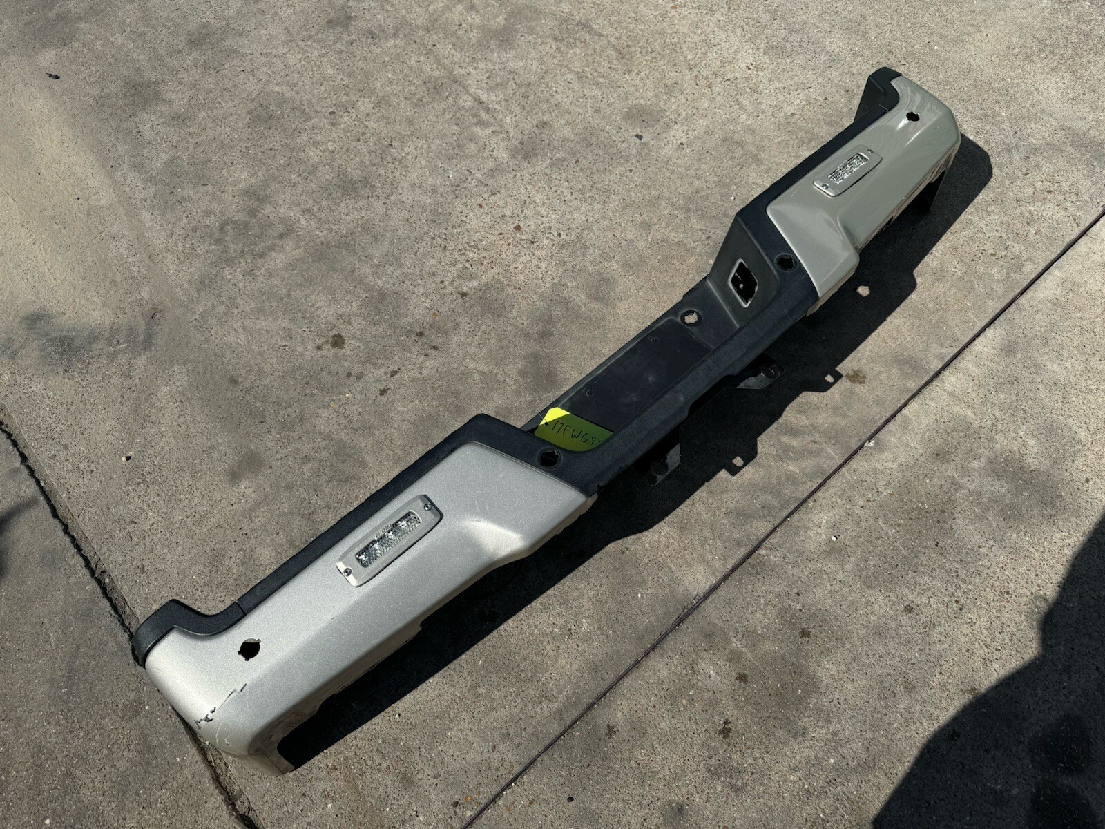 2017-2022 Ford F250 F350 Factory Rear Bumper White Gold RIGID light & Sensor OEM - Image 4