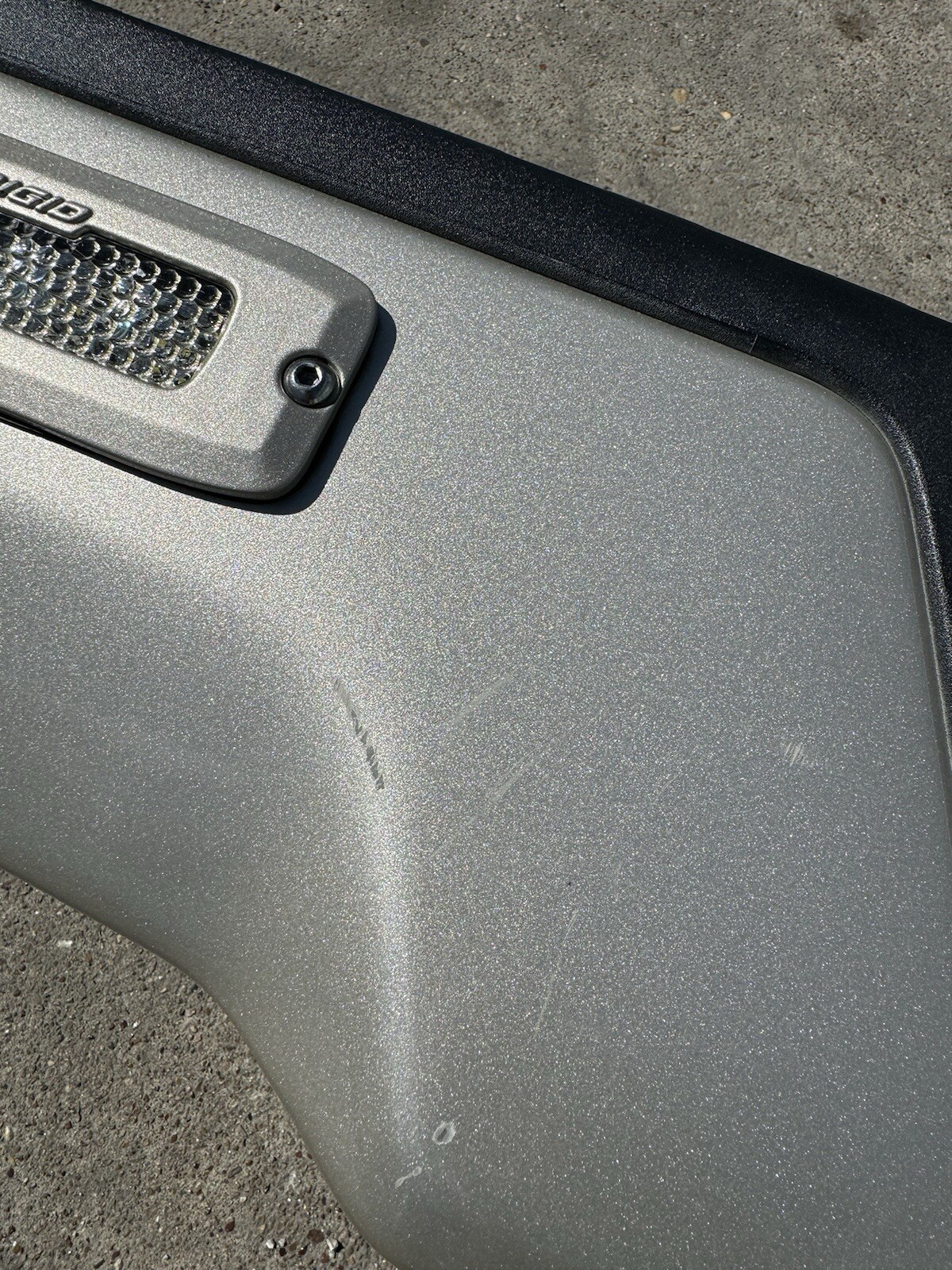 2017-2022 Ford F250 F350 Factory Rear Bumper White Gold RIGID light & Sensor OEM - Image 14