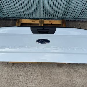 2023-2026 Ford F250 F350 Factory Tailgate w/ Step & Camera Hole OEM Oxford White