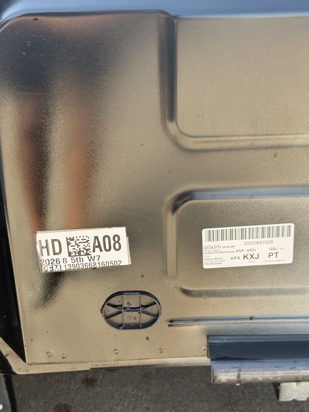 2019-2026 Ram 3500 Dually Bed ONLY 8FT OEM Diamond Black DRW Take Off - Image 7