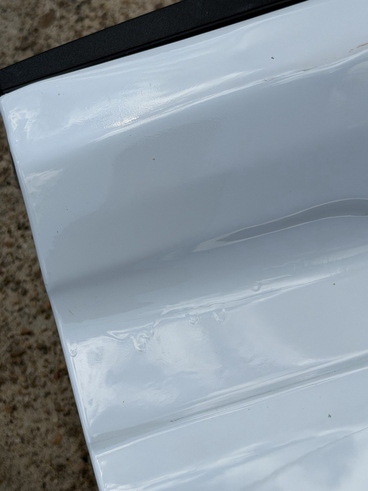 2023-2026 Ford F250 F350 Factory Tailgate OEM Oxford White w/ Step Camera Hole - Image 12