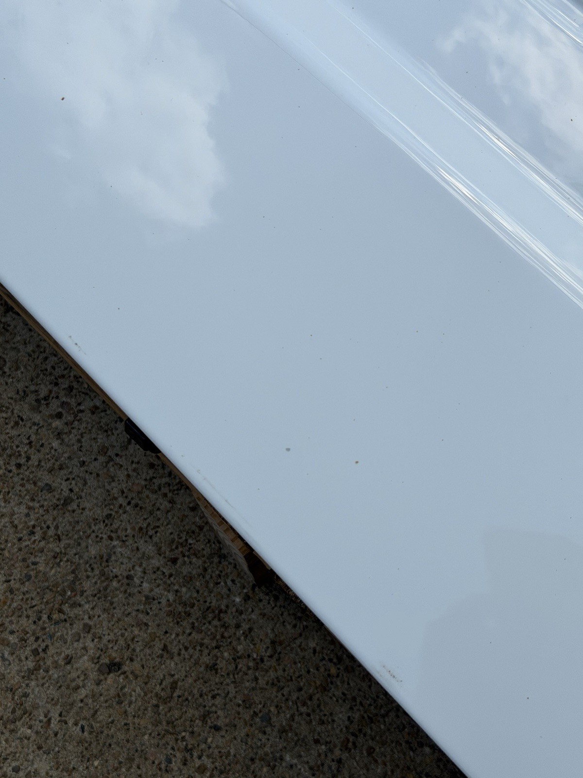 2023-2026 Ford F250 F350 Factory Tailgate OEM Oxford White w/ Step Camera Hole - Image 15