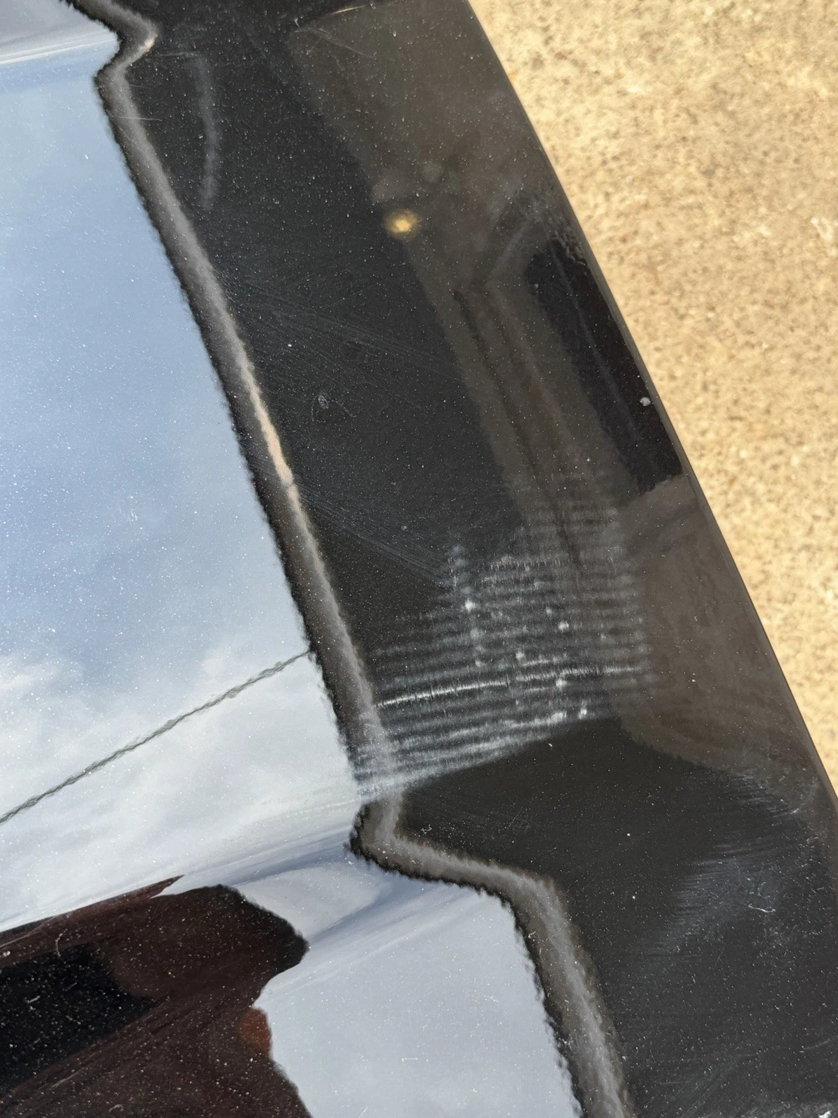 2019-2026 Ram 2500 3500 Factory Tailgate Diamond Black Crystal OEM w/ Camera Hole - Image 11