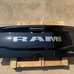2019-2026 Ram 2500 3500 Factory Tailgate Diamond Black Crystal OEM w/ Camera Hole