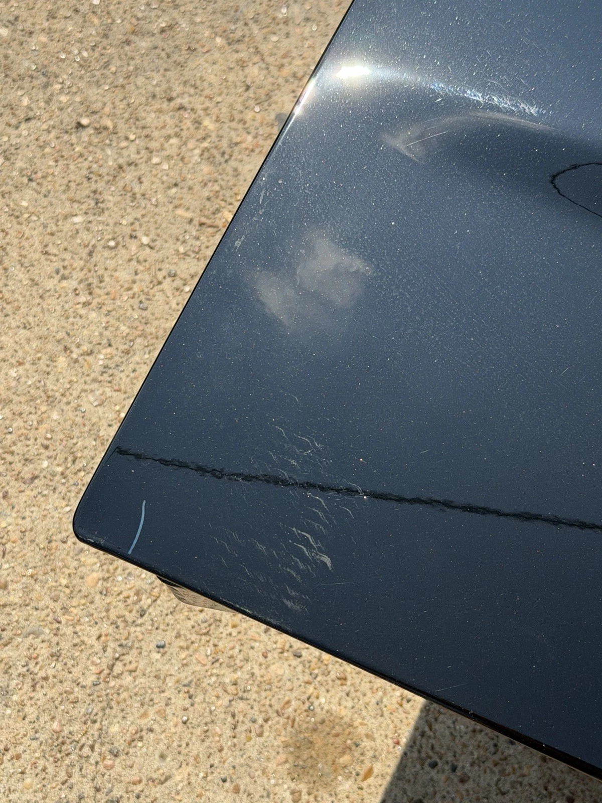 2019-2026 Ram 2500 3500 Factory Tailgate Diamond Black Crystal OEM w/ Camera Hole - Image 12