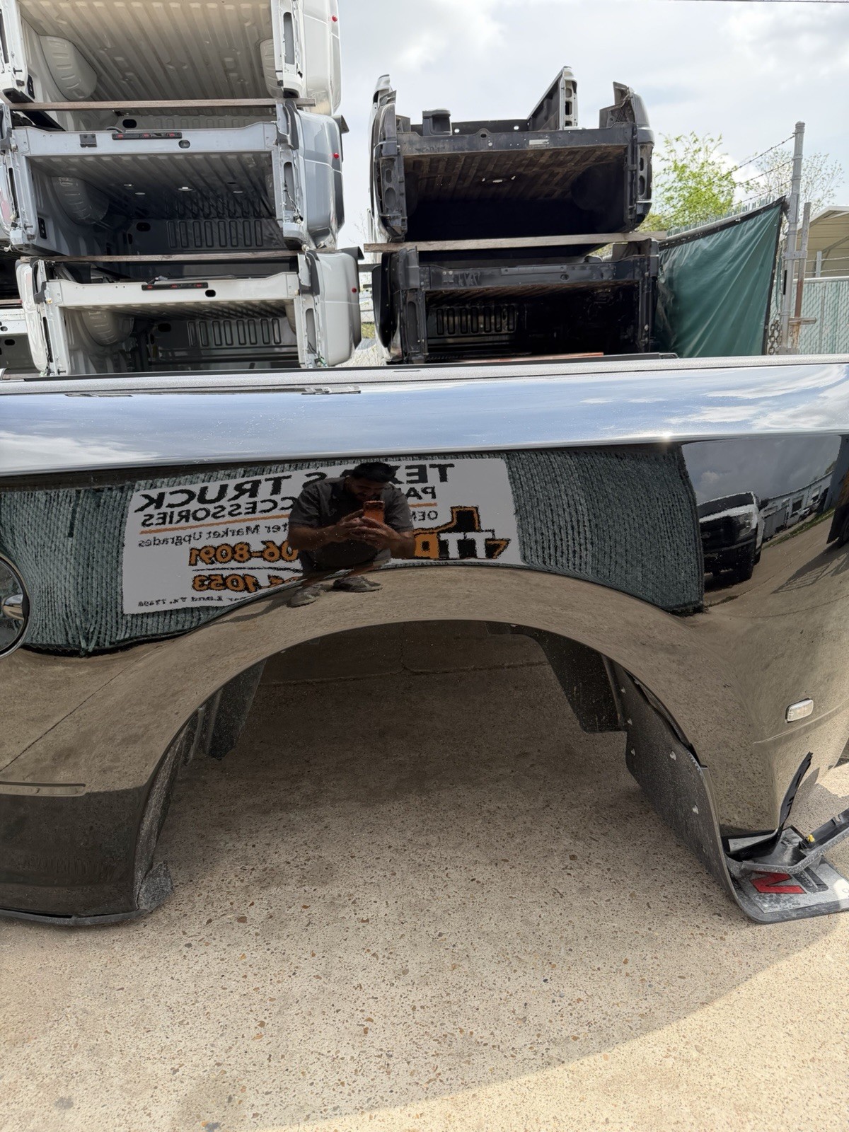 2019-2026 Ram 3500 Dually Bed 8FT OEM Diamond Black DRW Take Off Bed Only - Image 15