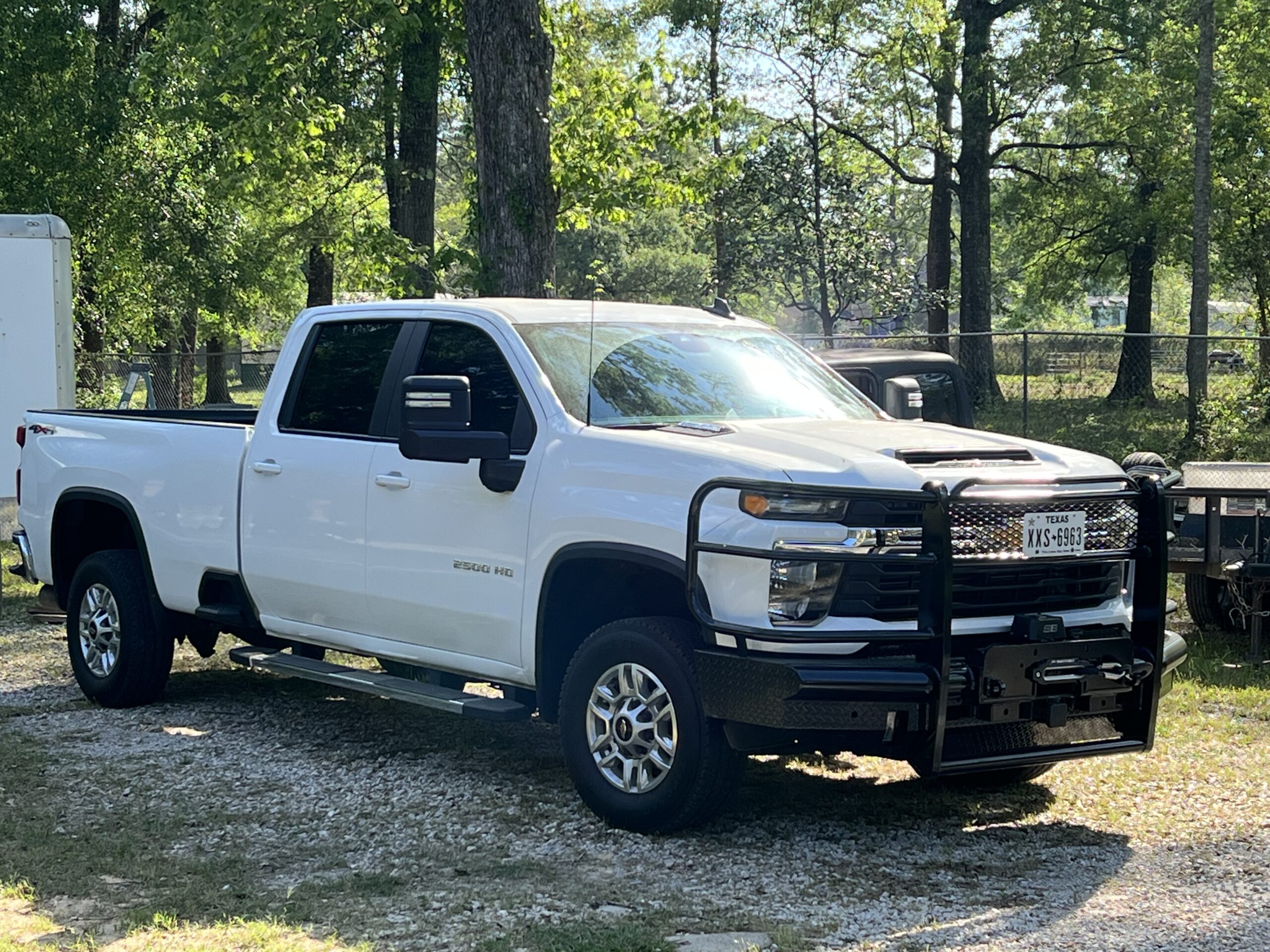 Tough Country Traditional winch-ready aftermarket front replacement bumper on 2026 Chevy Silverado 2500