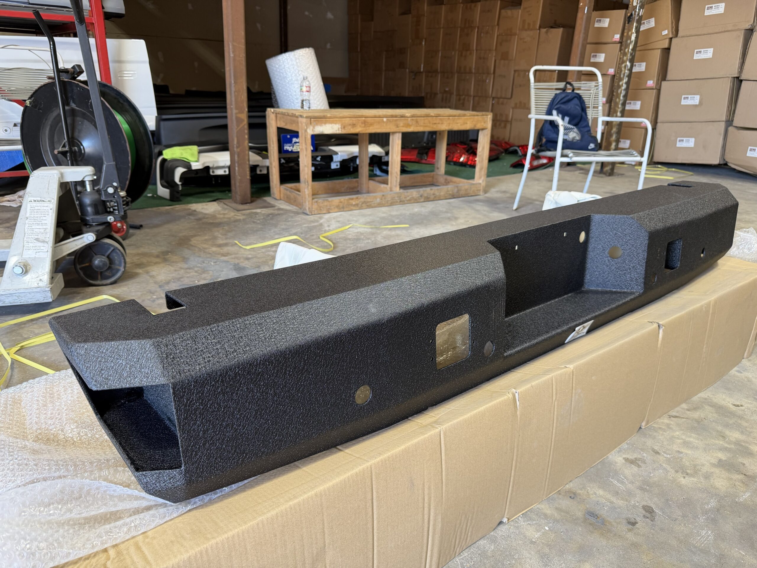 Tough Country Ford rear bumper — side angle view