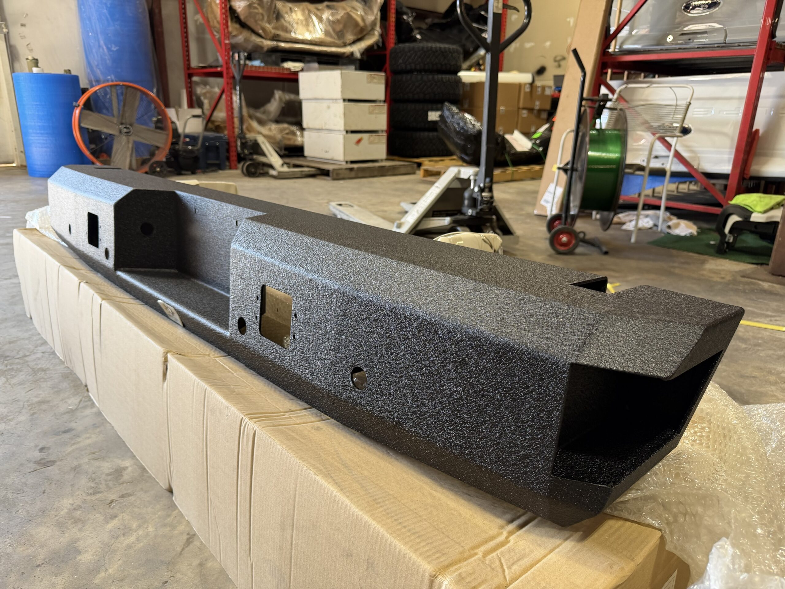 Tough Country Ford rear bumper — bracket detail