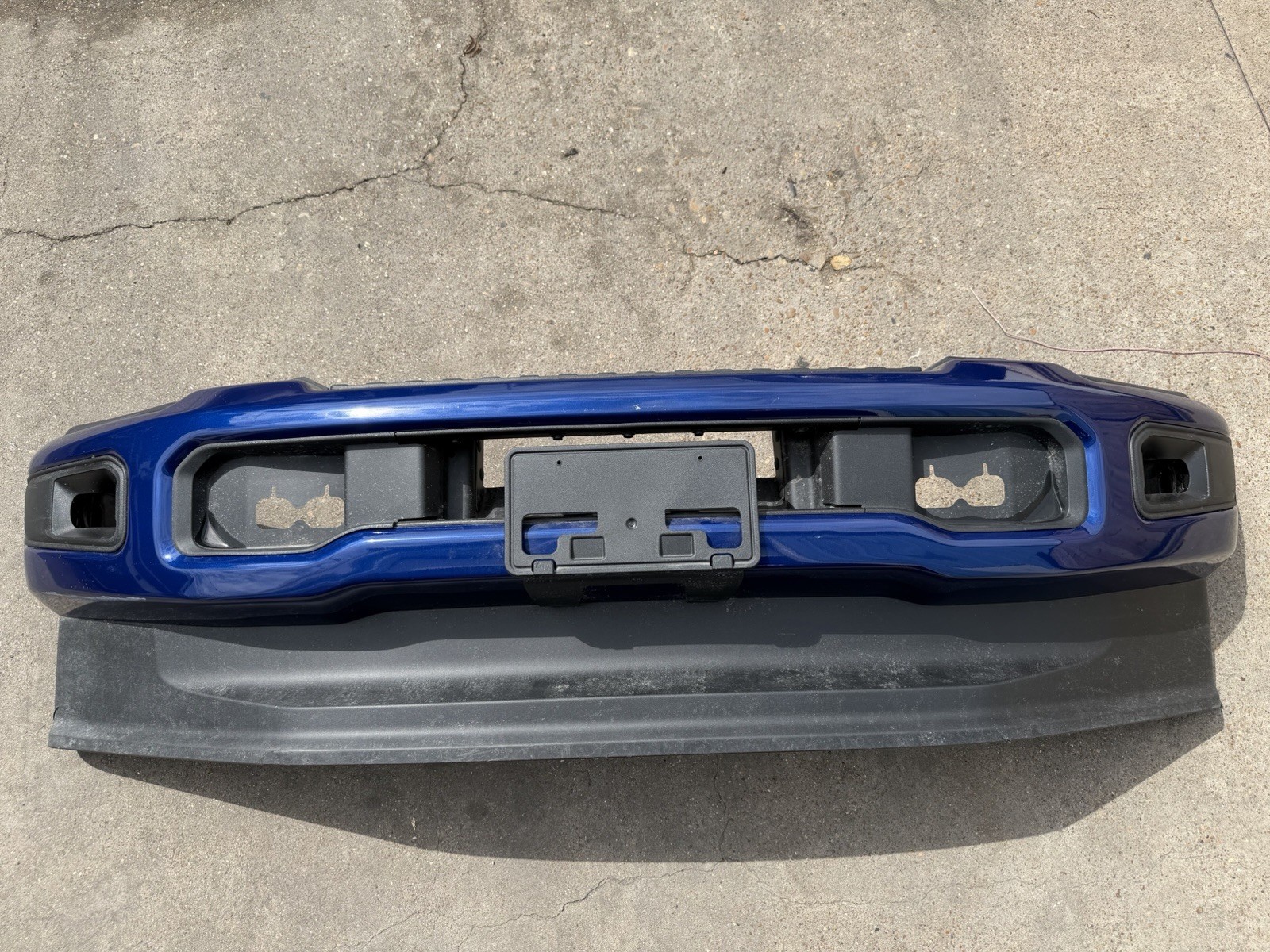 2023-2026 Ford F250 F350 Factory Front Bumper Argon Blue w/ Fog Light OEM