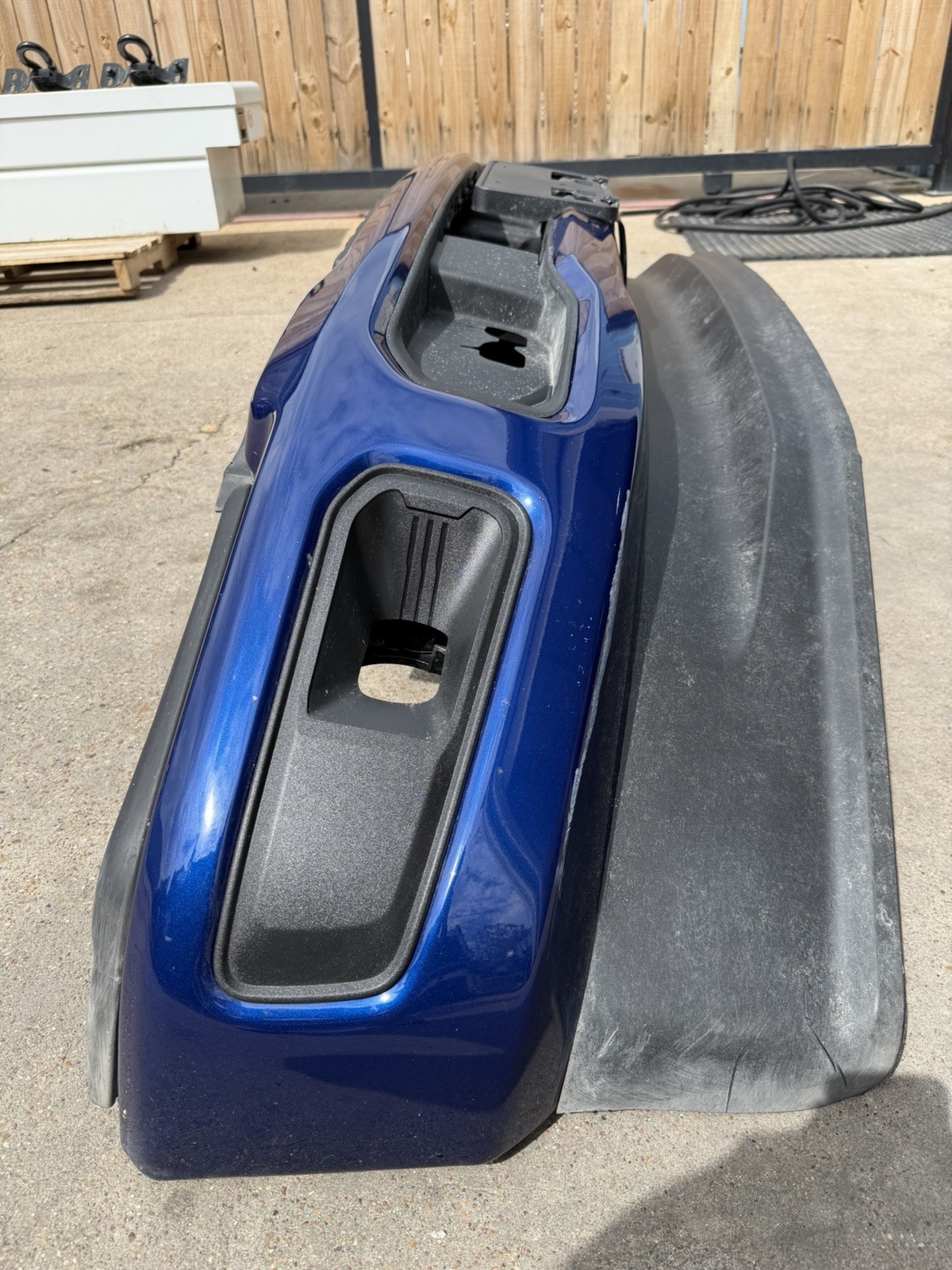 2023-2026 Ford F250 F350 Factory Front Bumper Argon Blue w/ Fog Light OEM - Image 7