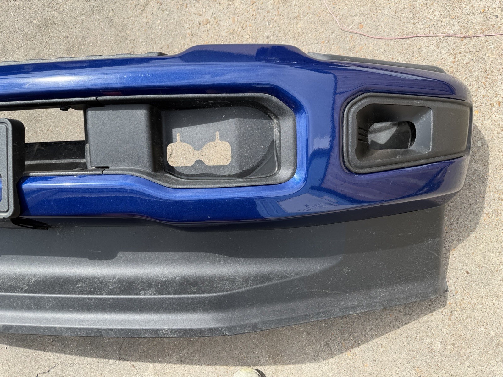 2023-2026 Ford F250 F350 Factory Front Bumper Argon Blue w/ Fog Light OEM - Image 8