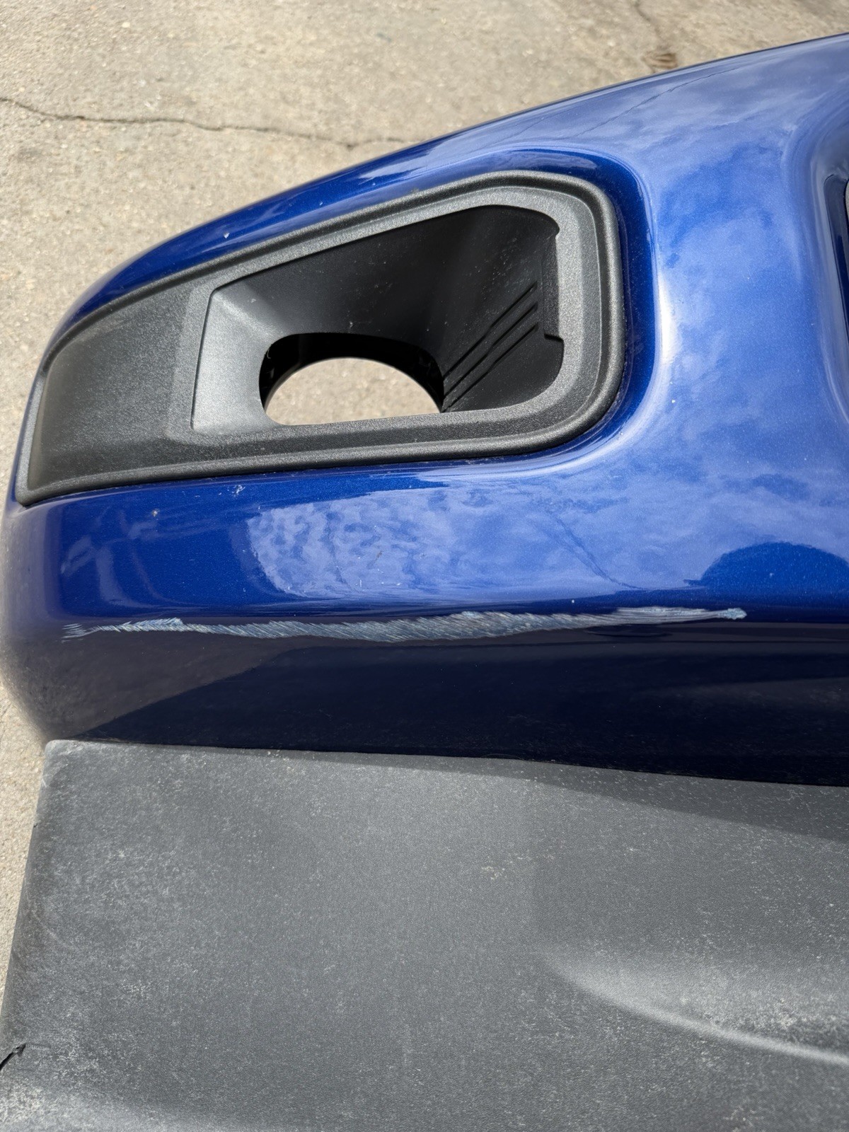 2023-2026 Ford F250 F350 Factory Front Bumper Argon Blue w/ Fog Light OEM - Image 11