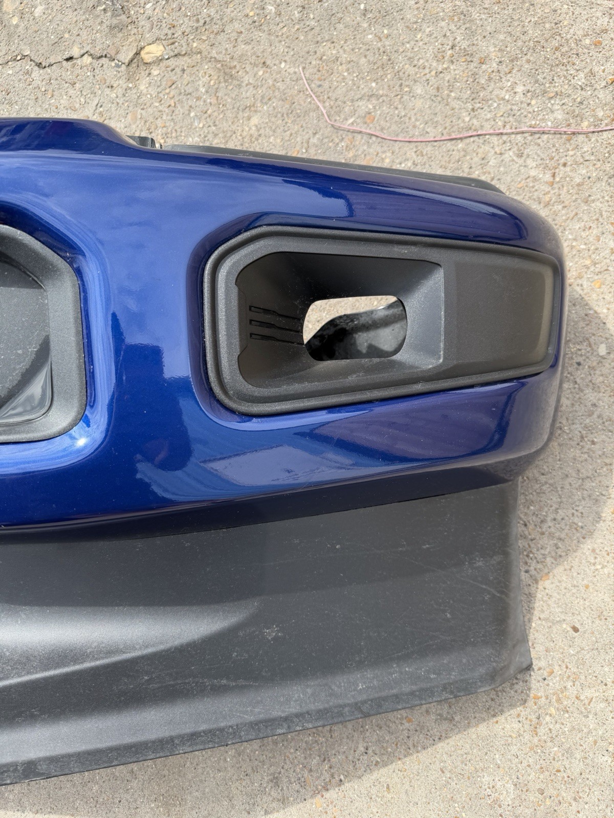 2023-2026 Ford F250 F350 Factory Front Bumper Argon Blue w/ Fog Light OEM - Image 13