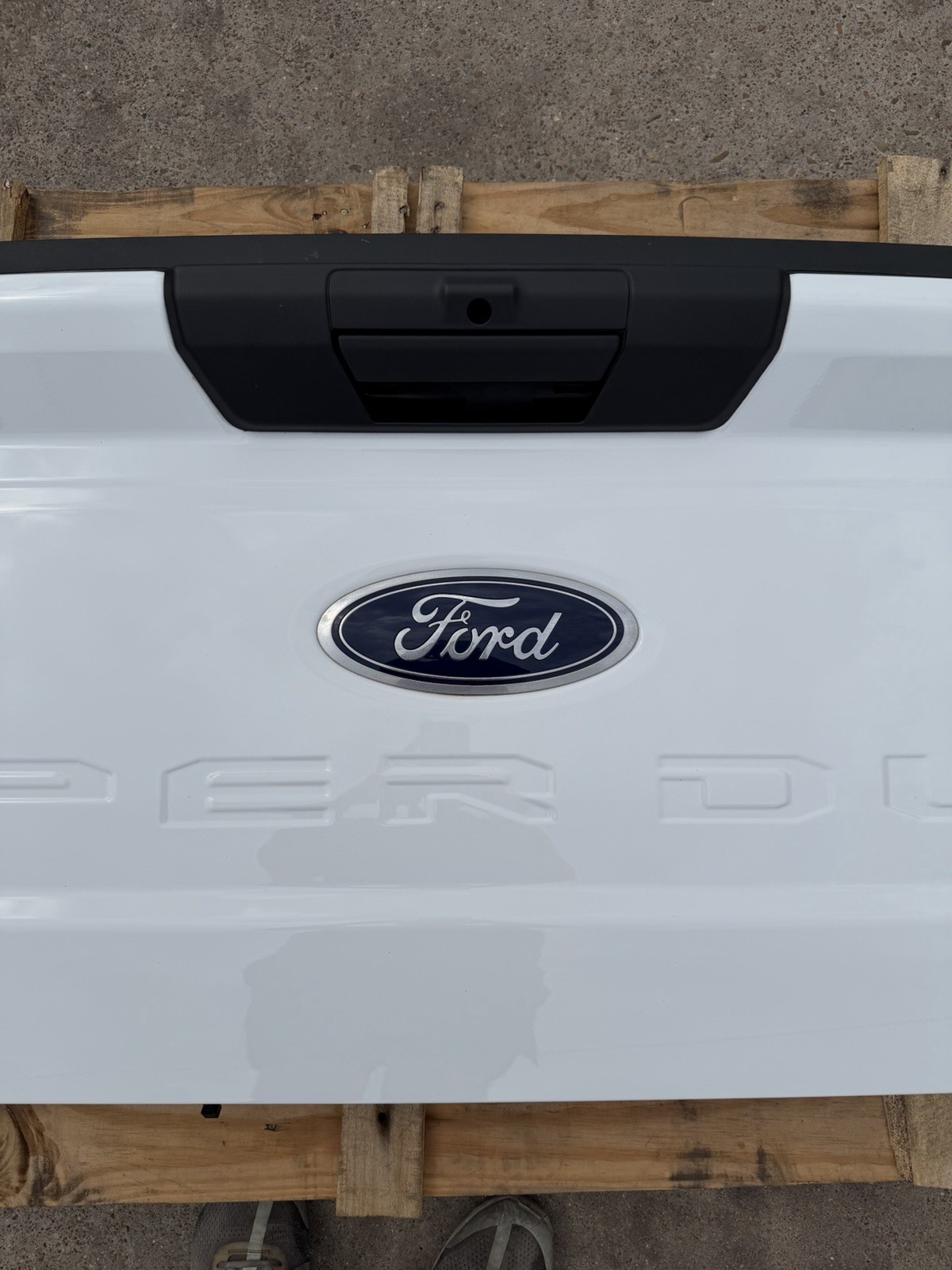 2023-2026 Ford F250 F350 Factory Tailgate Oxford White NO STEP Camera Hole - Image 6