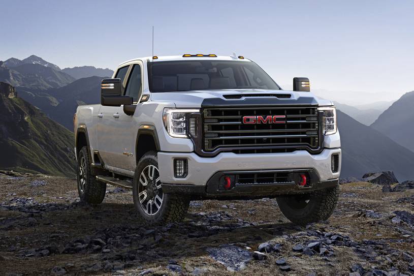 2020-2023 GMC Sierra 2500HD AT4 — T1XX generation with C-shape LED running lights