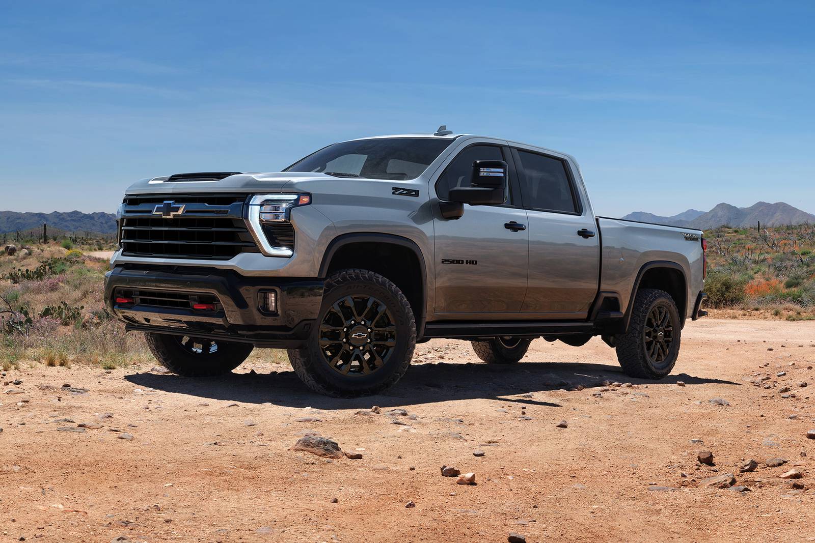2024-2026 Chevy Silverado HD LTZ — T1XX refresh with restyled grille and bumper