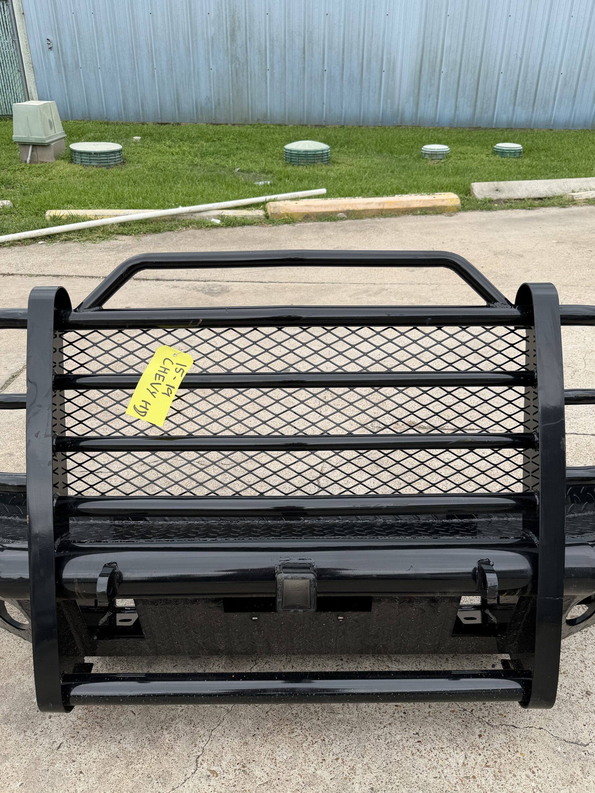 Tough Country Chevy Silverado bumper — installed angle