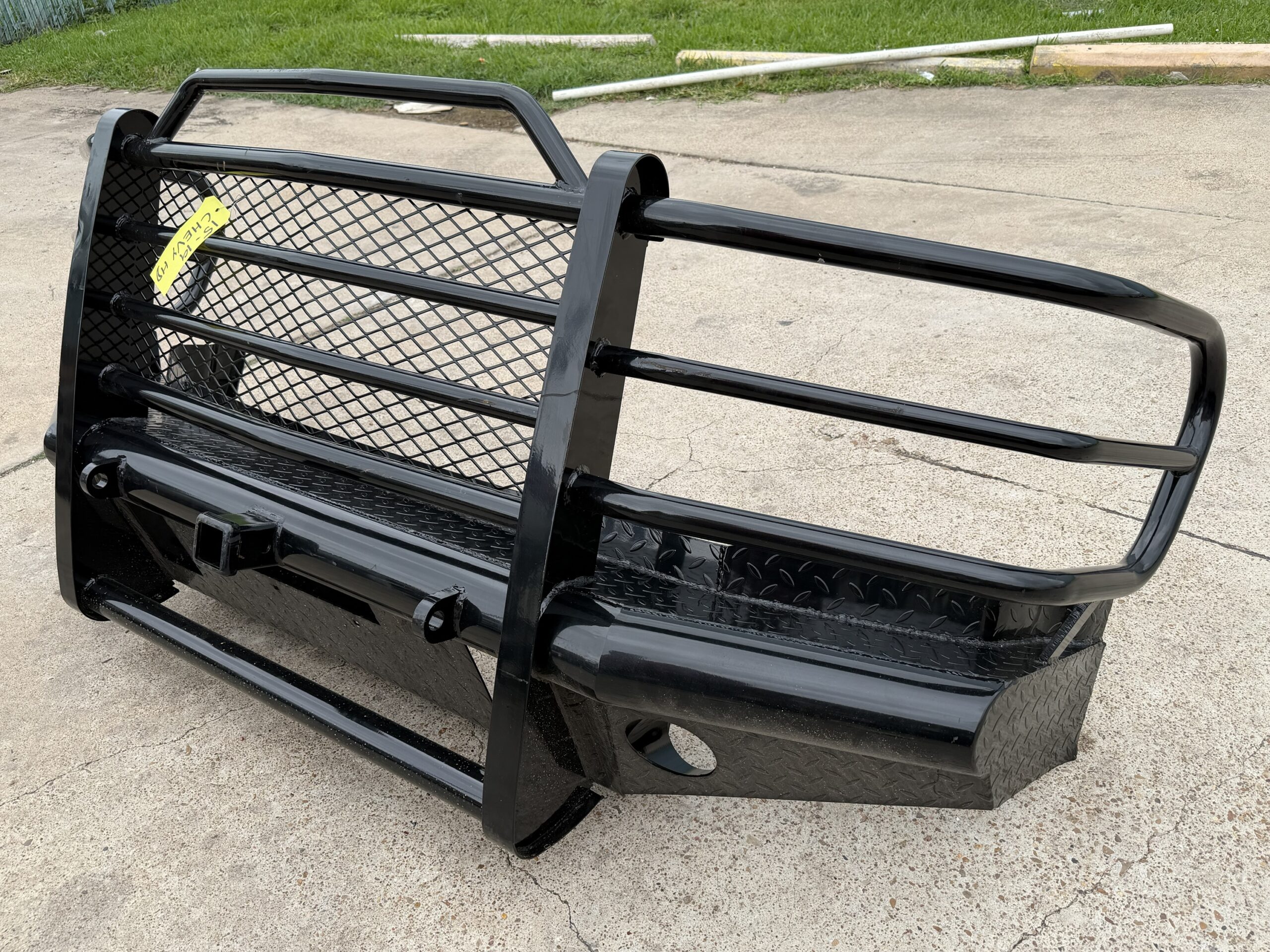 Tough Country Chevy Silverado bumper — bracket detail