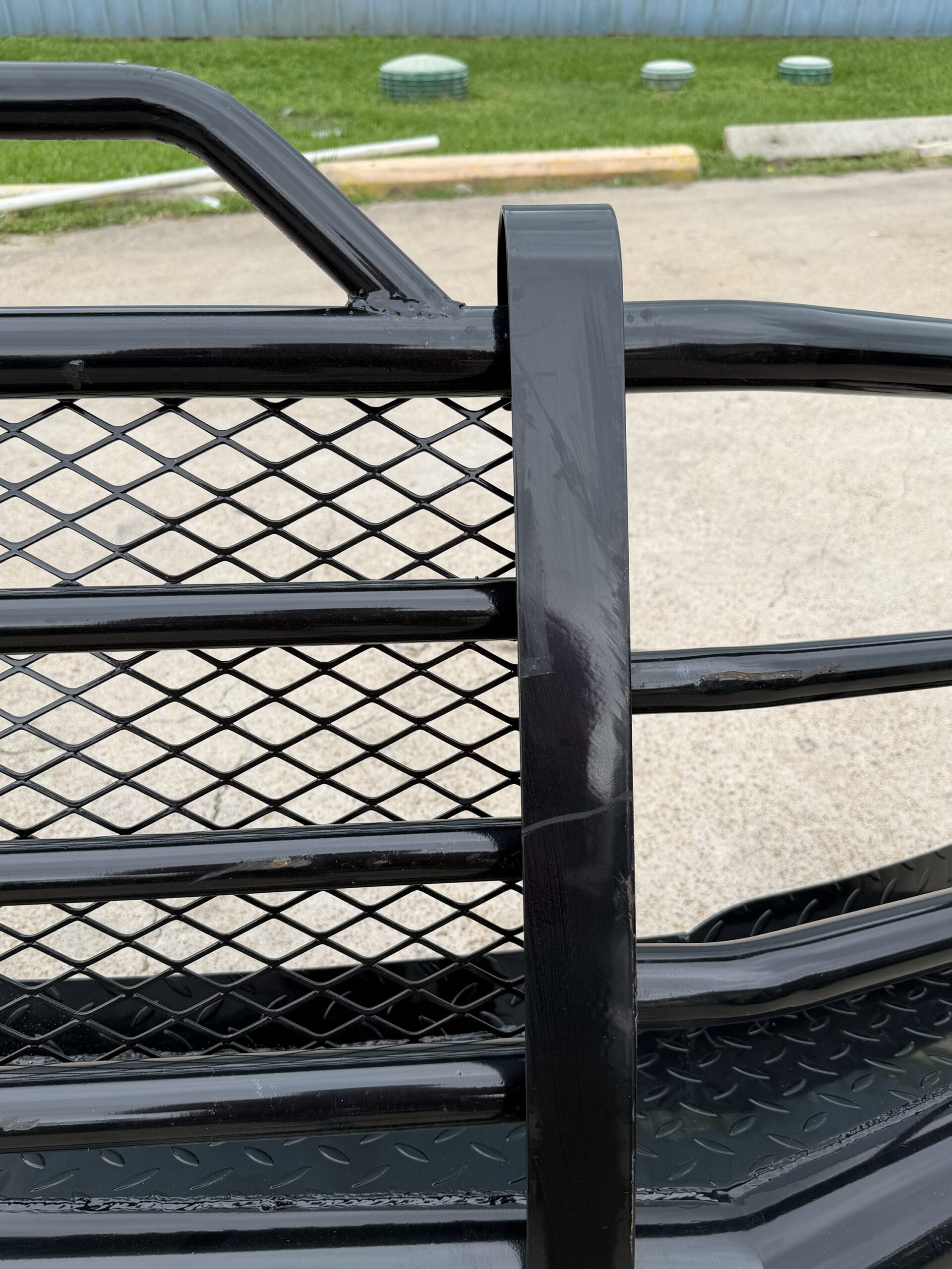 Tough Country Chevy Silverado bumper — three-quarter view