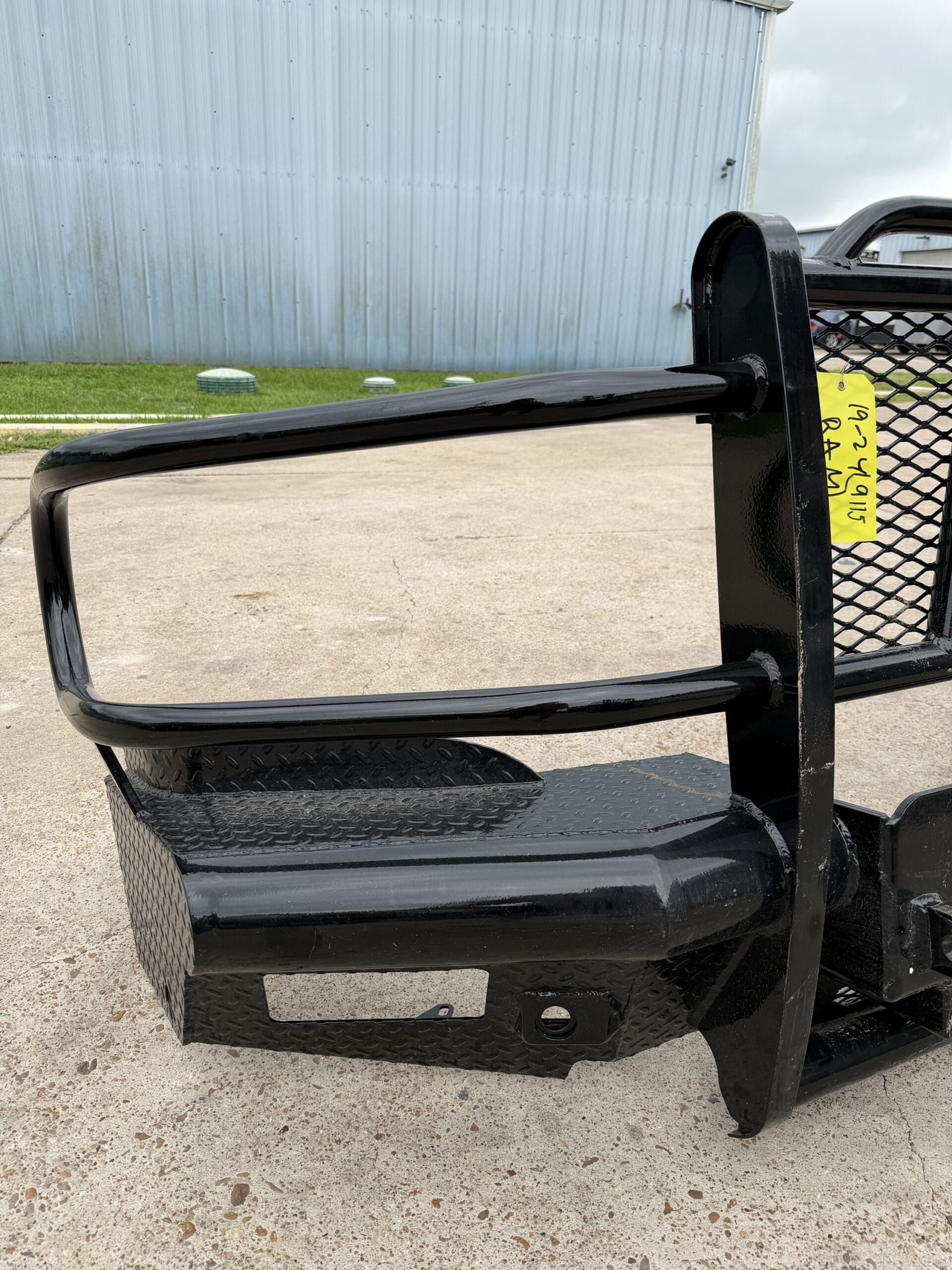 Tough Country Traditional Ram bumper — close-up detail