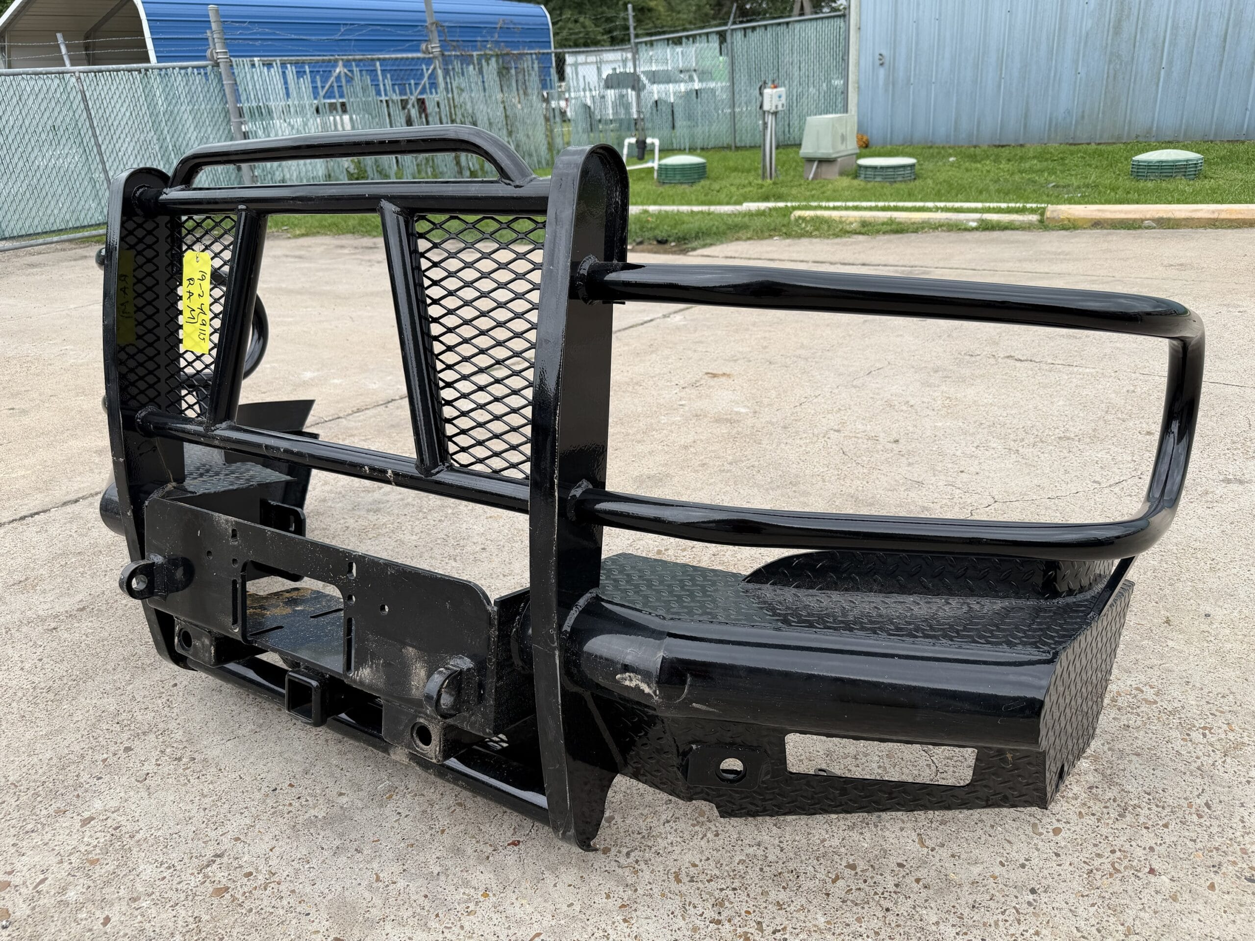 Tough Country Traditional Ram bumper — finish and texture