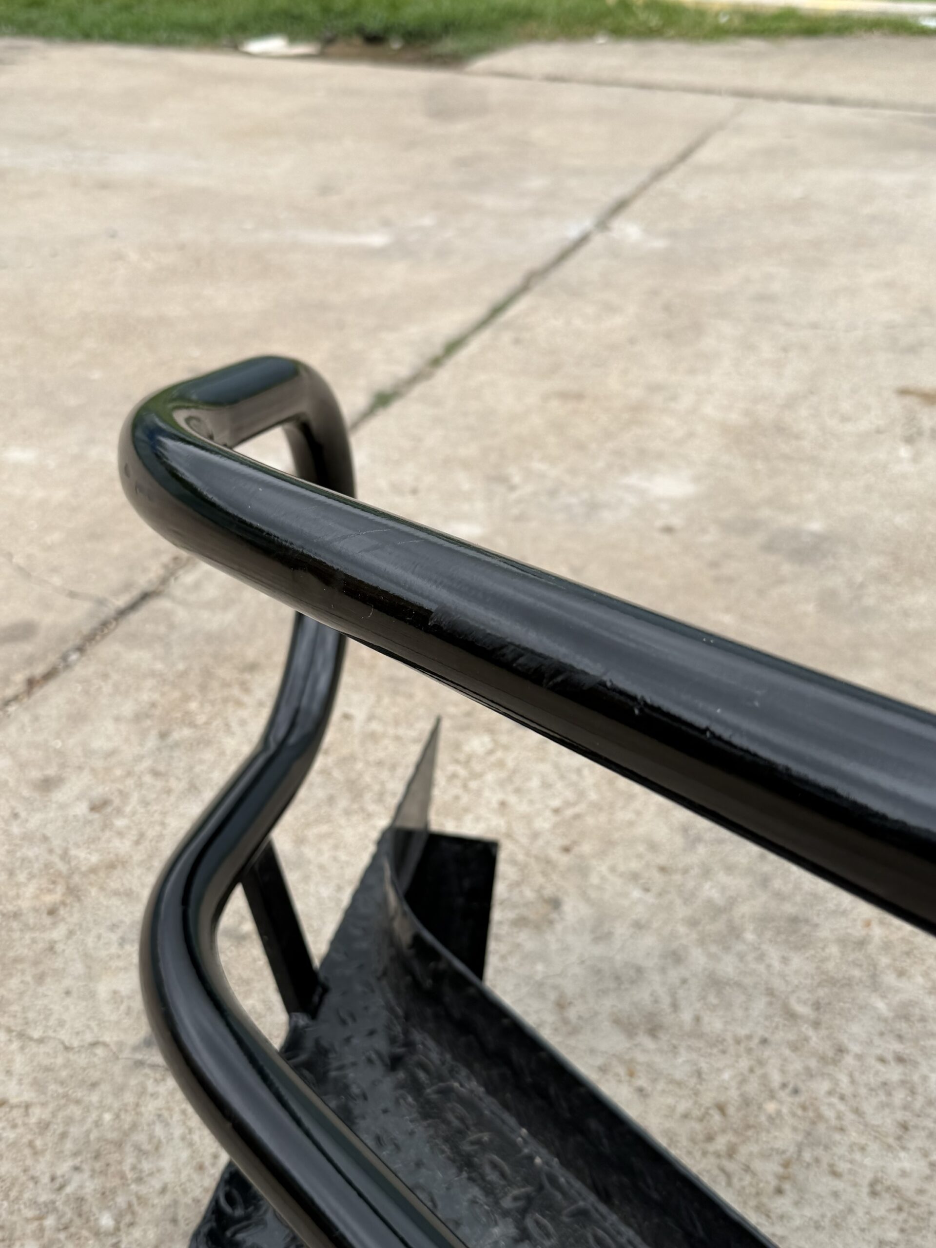 Tough Country Traditional Ram bumper — three-quarter view