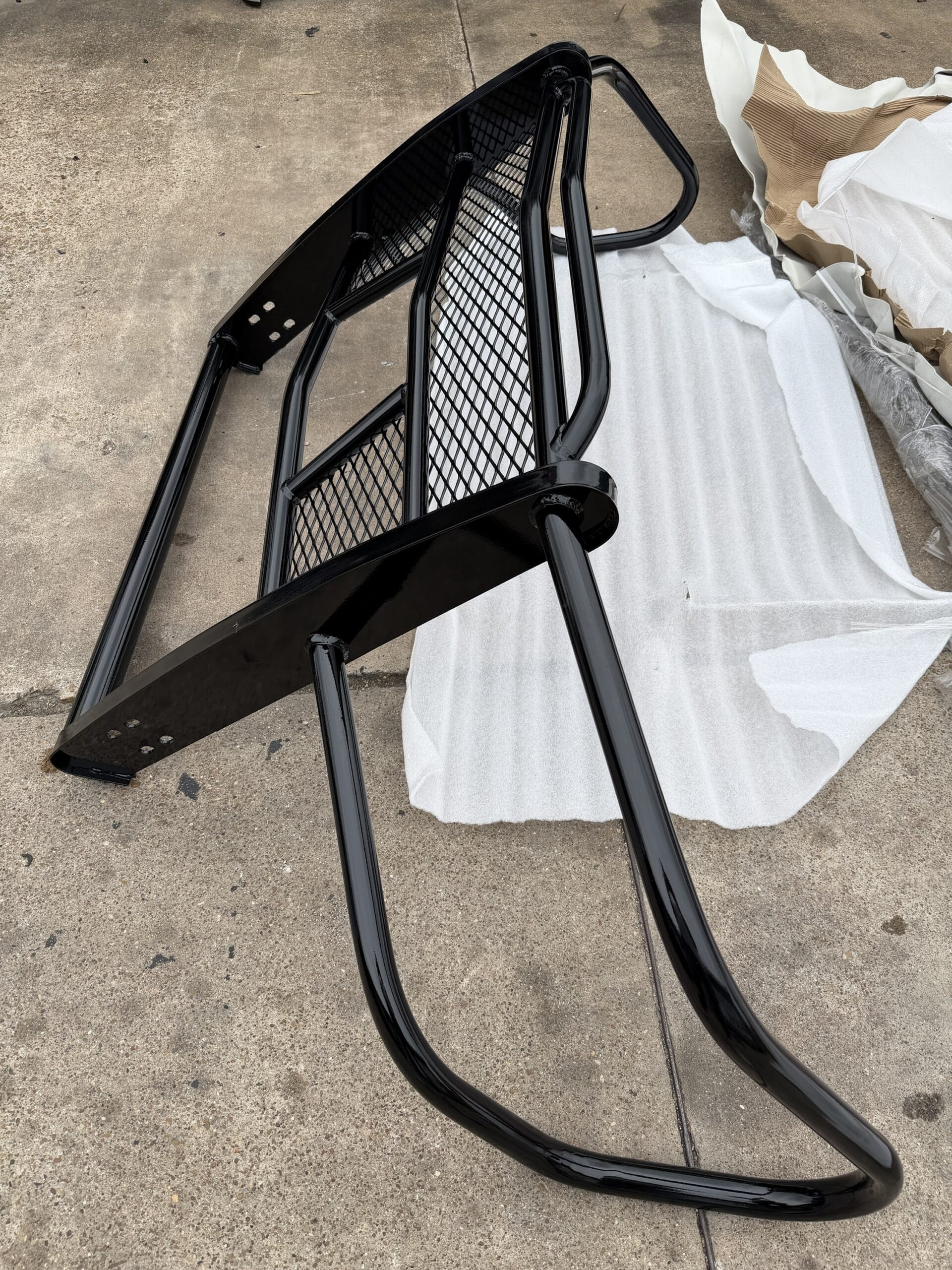 Tough Country GMC grill guard — close-up detail
