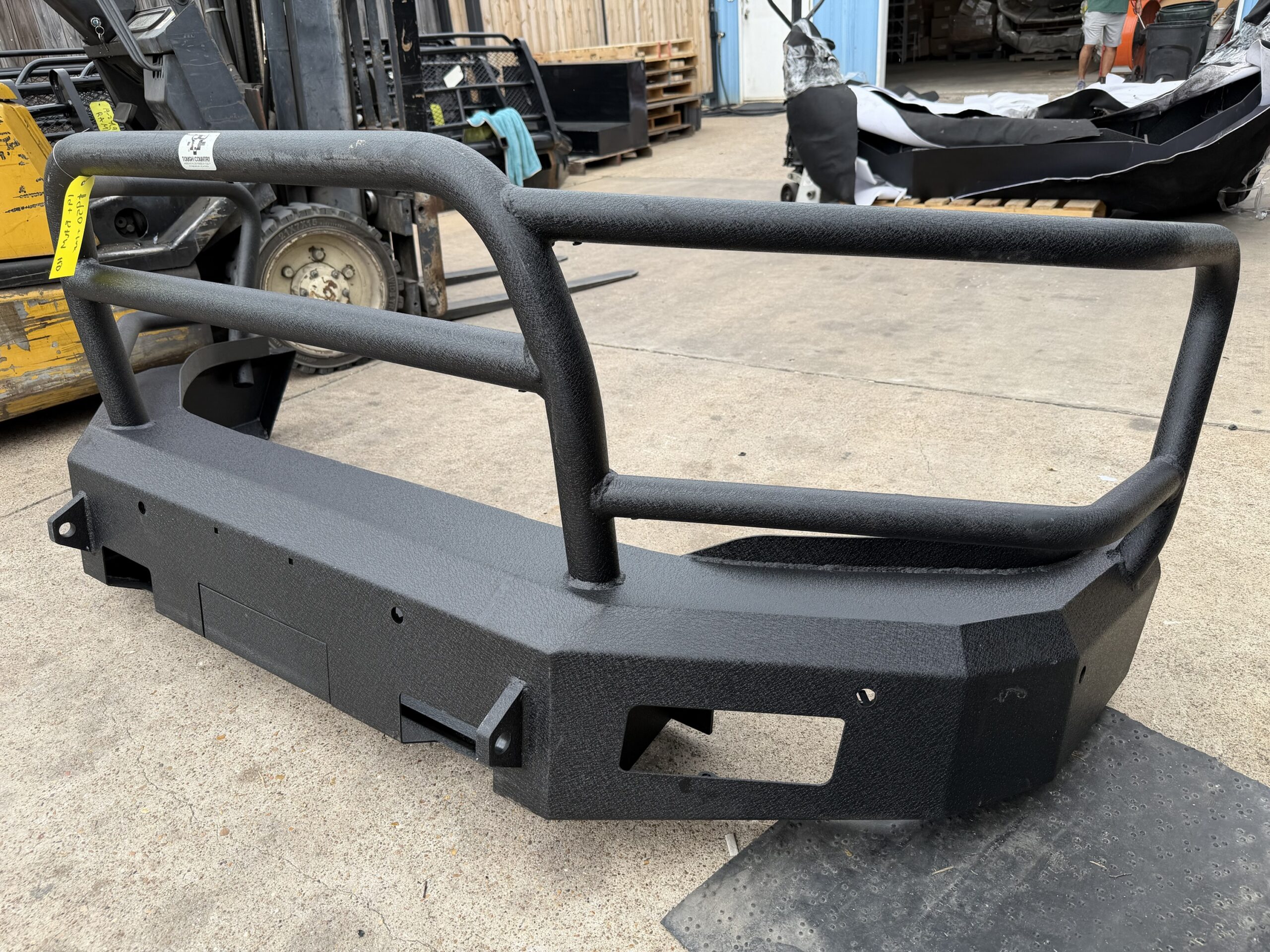 Tough Country Evolution Ram bumper — three-quarter view
