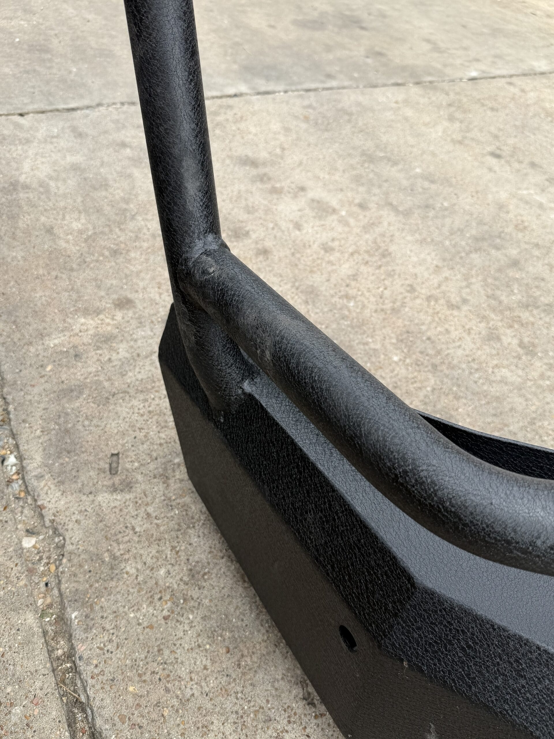 Tough Country Evolution Ram bumper — close-up detail