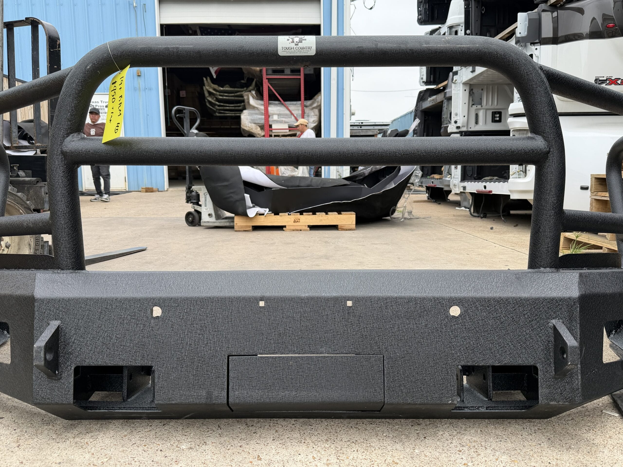 Tough Country Evolution Ram bumper — side angle view
