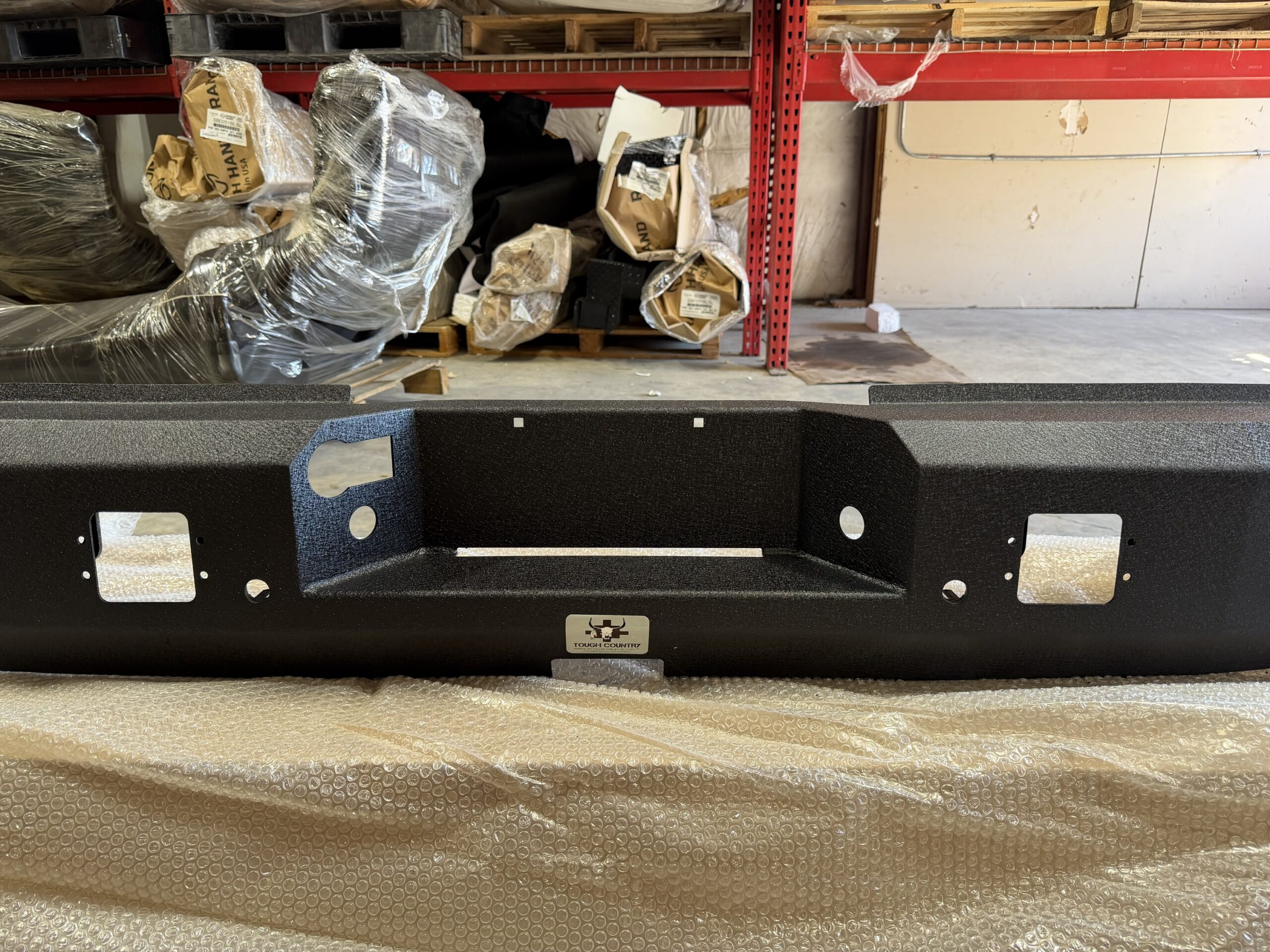 Tough Country Ram rear bumper — finish and texture