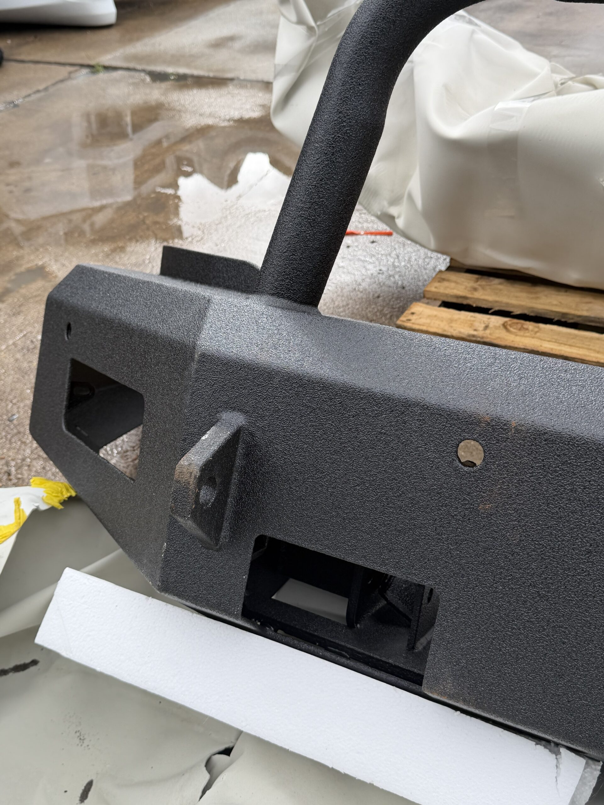 Tough Country Bullnose Ram 2500 — bracket detail
