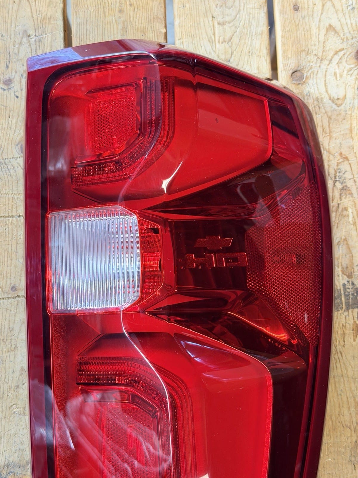 Chevy SILVERADO tail light — close-up detail