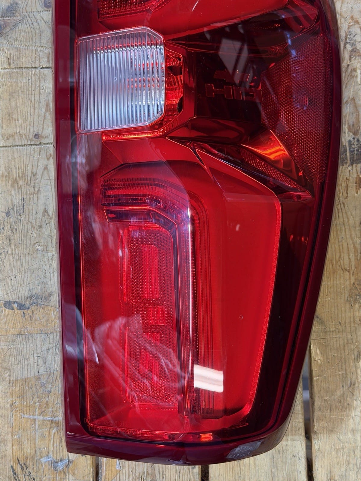 Chevy SILVERADO tail light — angle view