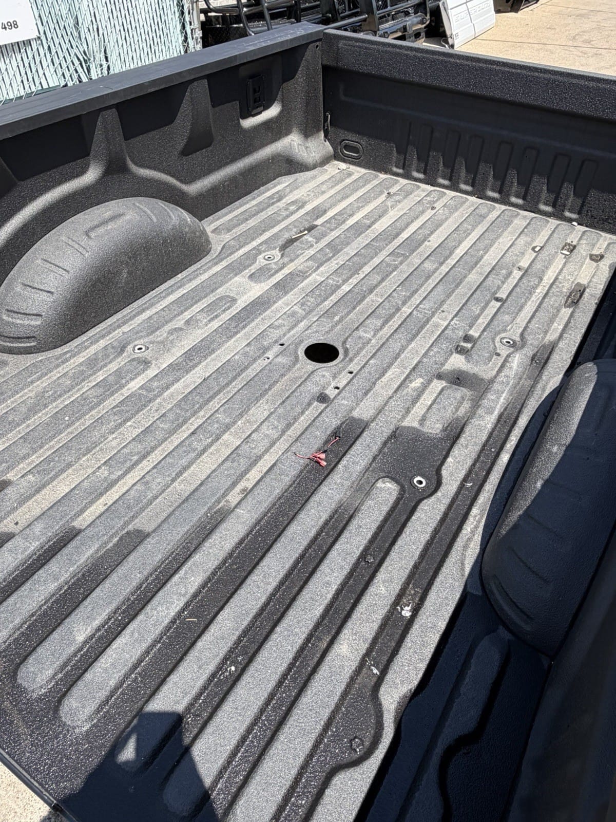 Ford F350 dually bed — angle view