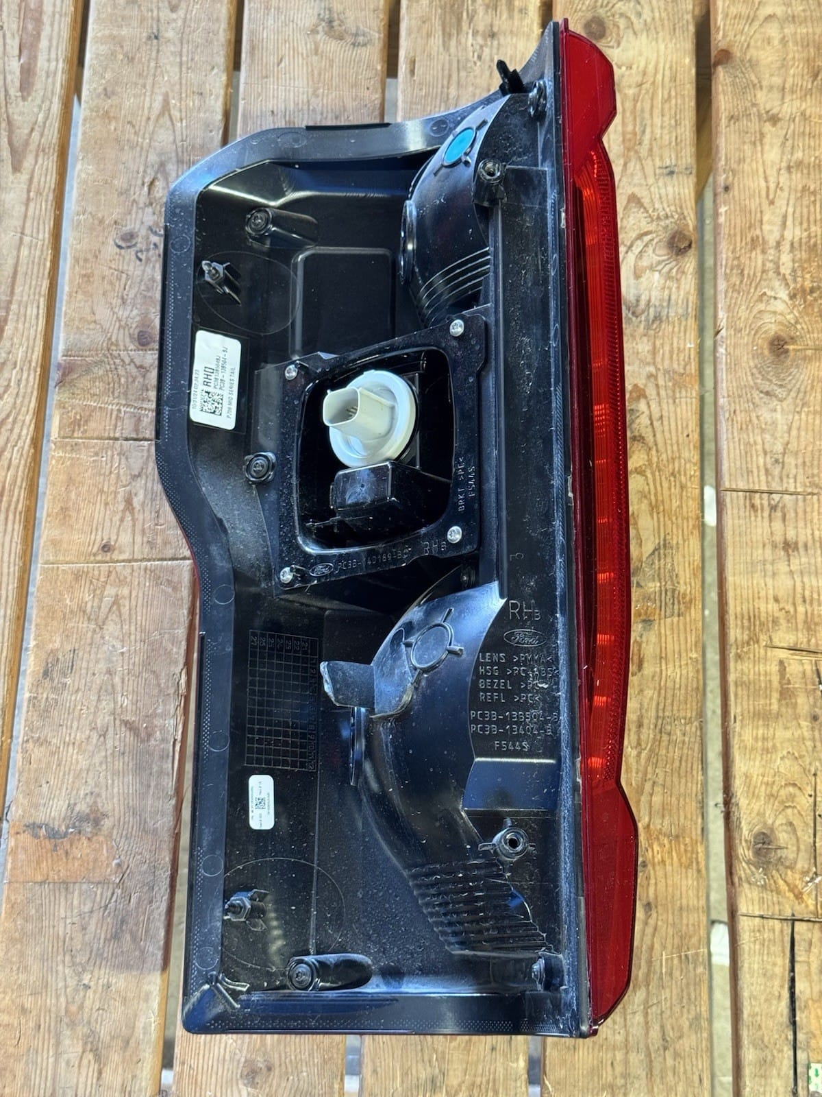 2023-2026 Ford Super Duty BLIS tail light back showing radar module