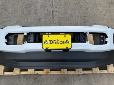 2023-2026 Ford F250 F350 Super Duty Oxford White Front Bumper Fog Light Hole OEM - photo 3