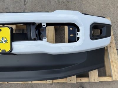 2023-2026 Ford F250 F350 Super Duty Oxford White Front Bumper Fog Light Hole OEM - photo 4