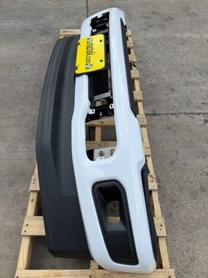 2023-2026 Ford F250 F350 Super Duty Oxford White Front Bumper Fog Light Hole OEM - photo 6