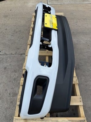 2023-2026 Ford F250 F350 Super Duty Oxford White Front Bumper Fog Light Hole OEM - photo 13