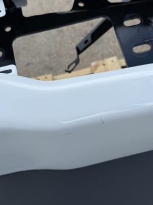 2023-2026 Ford F250 F350 Super Duty Oxford White Front Bumper Fog Light Hole OEM - photo 14