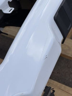 2023-2026 Ford F250 F350 Super Duty Oxford White Front Bumper Fog Light Hole OEM - photo 15