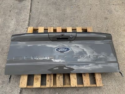 2023-2026 Ford F250 F350 Factory Tailgate Marsh Grey w/ Step & Camera Hole OEM - photo 1