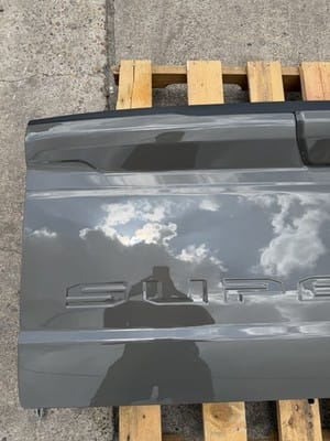2023-2026 Ford F250 F350 Factory Tailgate Marsh Grey w/ Step & Camera Hole OEM - photo 4