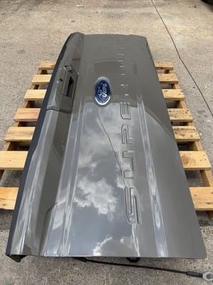 2023-2026 Ford F250 F350 Factory Tailgate Marsh Grey w/ Step & Camera Hole OEM - photo 6