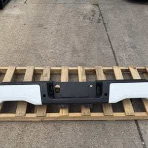 2023-2026 Ford F250 F350 Factory Painted Rear Bumper Star White Sensor Hole OEM - photo 1
