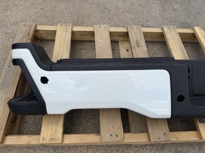 2023-2026 Ford F250 F350 Factory Painted Rear Bumper Star White Sensor Hole OEM - photo 4