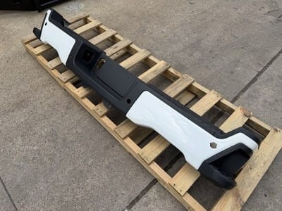 2023-2026 Ford F250 F350 Factory Painted Rear Bumper Star White Sensor Hole OEM - photo 7